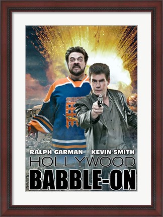 Framed Hollywood Babble-On Print