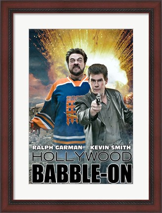 Framed Hollywood Babble-On Print