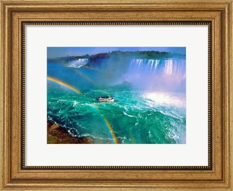 Framed Horseshoe Falls Niagara Falls Ontario, Canada Print