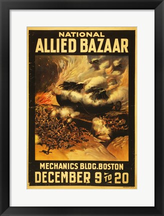 Framed National Allied Bazaar Print