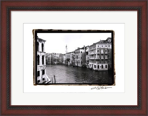 Framed Waterways of Venic XII Print