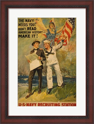 Framed Make American History Print