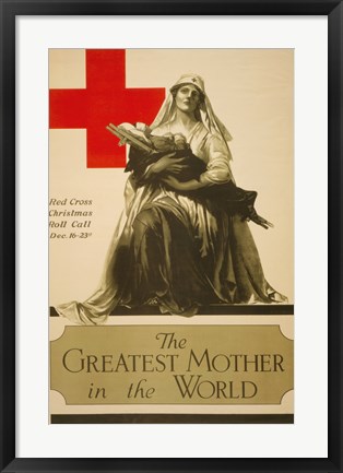 Framed Greatest Mother in the World Print