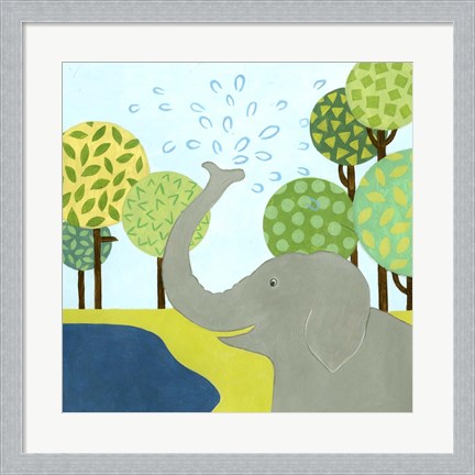 Framed Jungle Fun II Print