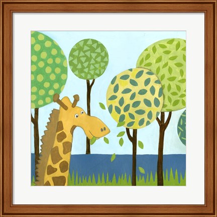 Framed Jungle Fun III Print