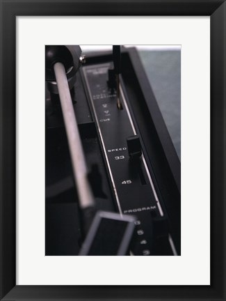 Framed Turntable IV Print