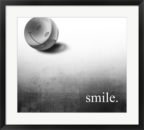 Framed Smile Print