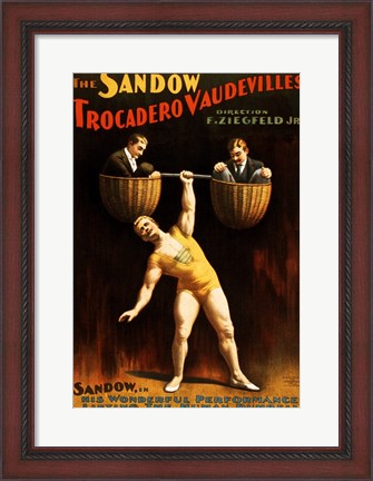 Framed Trocadero Vaudevilles Print