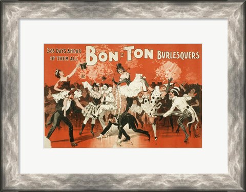 Framed Bon-Ton Burlesquers Print