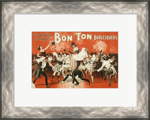 Framed Bon-Ton Burlesquers Print