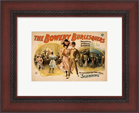 Framed Bowery Burlesquers Print