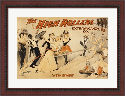 Framed High Rollers Extravaganza Print
