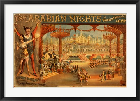 Framed Arabian Nights Print