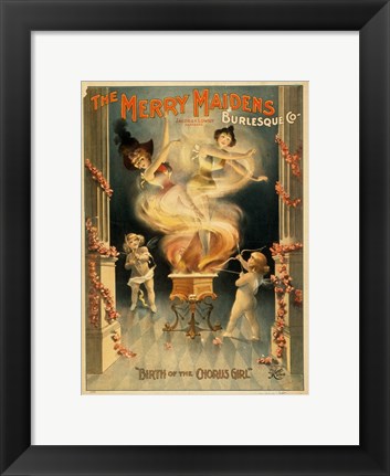 Framed Merry Maidens Print