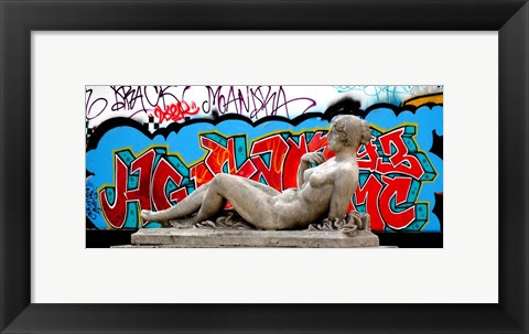 Framed Graffiti Sculpture Tokyo Print