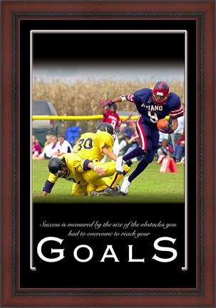 Framed Goals Print