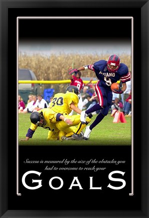 Framed Goals Print