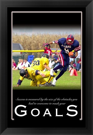 Framed Goals Print