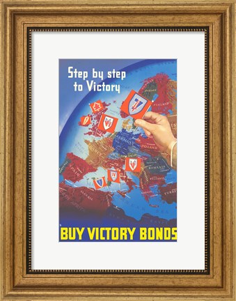 Framed Step by Step to Victory Print