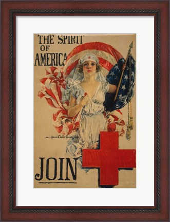 Framed Howard Chandler Christy WWI Poster Print