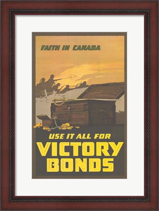 Framed Faith in Canada - Victory War Bonds Print