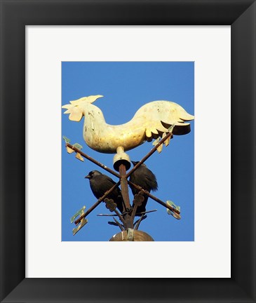 Framed Weathervane, Holy Trinity Church Print