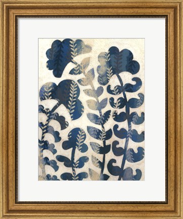 Framed Blueberry Blossoms I Print