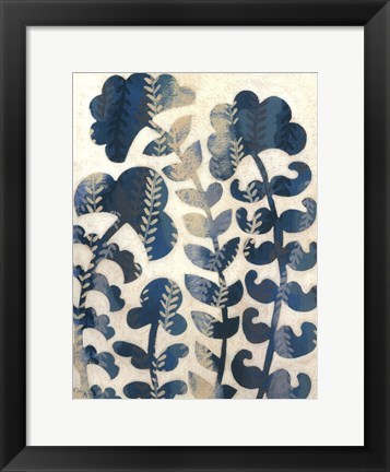 Framed Blueberry Blossoms I Print