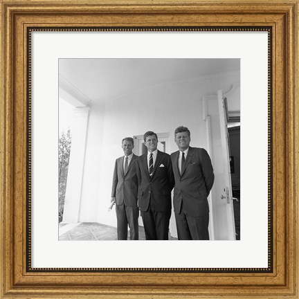 Framed JFK-Robert-Edward Print