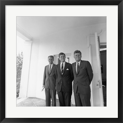 Framed JFK-Robert-Edward Print