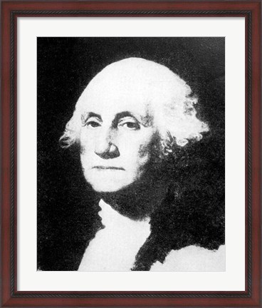 Framed Collier&#39;s 1921 Washington George - Gilbert Stuart Print