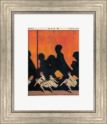 Framed Life Drama 1914 Print