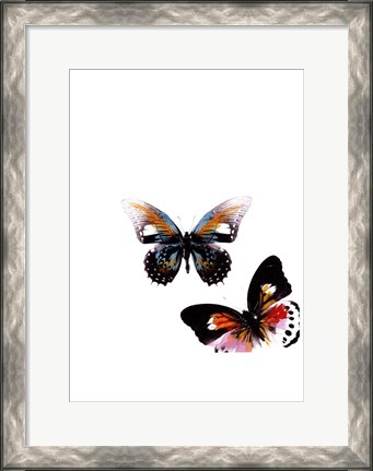 Framed Butterflies Dance VI Print
