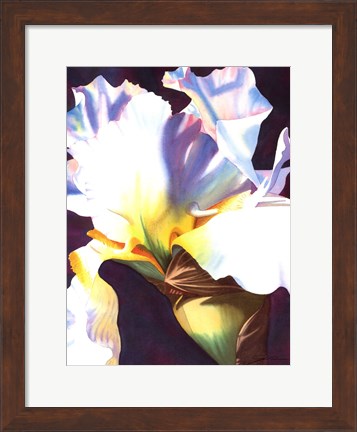 Framed Blue Iris I Print