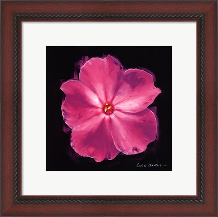 Framed Vibrant Flower III Print