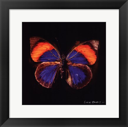 Framed Techno Butterfly III Print