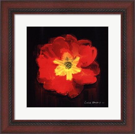 Framed Vibrant Flower IX Print