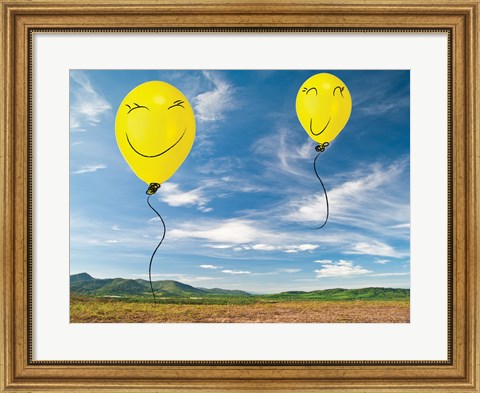 Framed Smile Valley Print