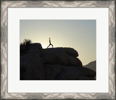 Framed Joshua Tree - Yoga Warrior Print