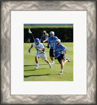 Framed UNC Duke Lacrosse Print
