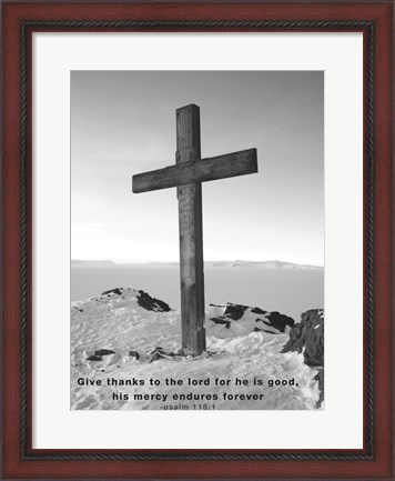 Framed Mercy Endures Forever Print