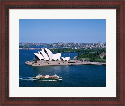 Framed High angle view of an opera house, Sydney Opera House, Sydney, Australia Print