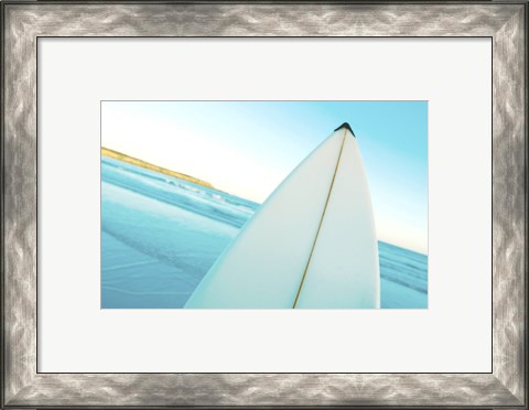 Framed Close-up of a surfboard, Fishery Bay, Australia Print