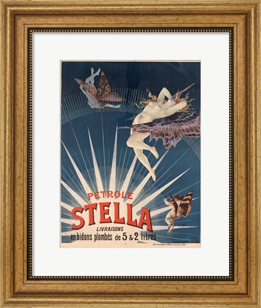 Framed Petrole Stella Print