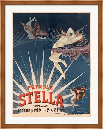 Framed Petrole Stella Print