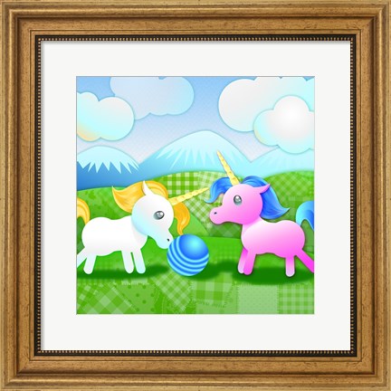 Framed Sharing is Caring Print