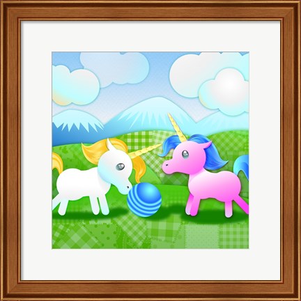 Framed Sharing is Caring Print