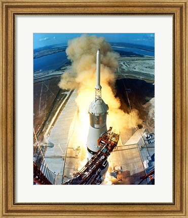 Framed Apollo 11 Launch Print