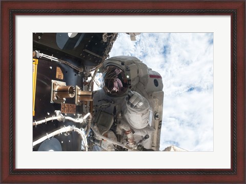 Framed NASA Astronaut Mike Fossum Atlantis Print
