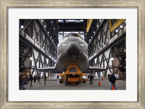 Framed STS-117 Atlantis VAB Print